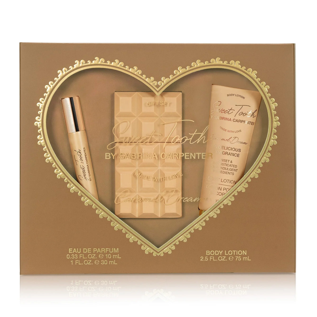 Set Sabrina Carpenter Caramel 10Ml + 30Ml +75 Ml Body Lotion EDP (M)