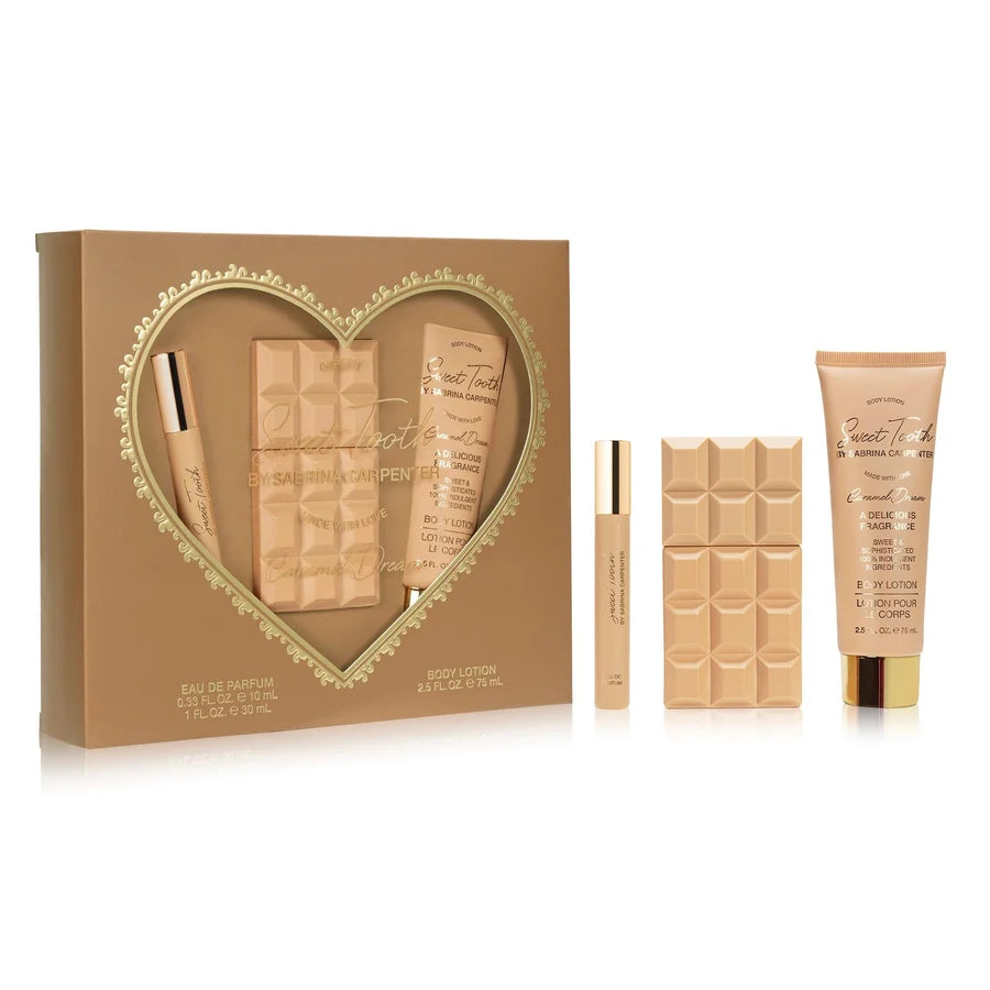 Set Sabrina Carpenter Caramel 10Ml + 30Ml +75 Ml Body Lotion EDP (M)